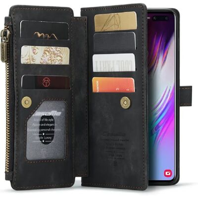 Caseme Portefeuille avec support Samsung Galaxy S10 Plus - Noir - Publicité Caseme Portefeuille avec support Samsung Galaxy S10 Plus - Noir - Publicité