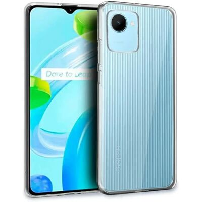 Coque en silicone transparente pour Realme C30/Narzo 50i Prime - Publicité Coque en silicone transparente pour Realme C30/Narzo 50i Prime - Publicité