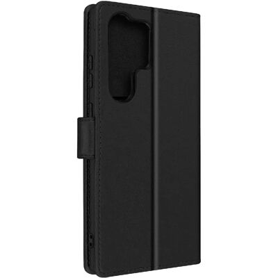 Étui Chesterfield pour Samsung Galaxy S23 Ultra Portefeuille Support Vidéo - Noir - Publicité Étui Chesterfield pour Samsung Galaxy S23 Ultra Portefeuille Support Vidéo - Noir - Publicité