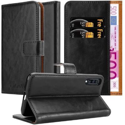 Coque pour Samsung Galaxy A70 / A70s - Surface brillante et Support - Graphite Noir - Publicité Coque pour Samsung Galaxy A70 / A70s - Surface brillante et Support - Graphite Noir - Publicité