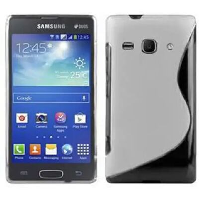 Coque TPU S-Line pour Samsung Galaxy ACE 3 - BLANC MAGNÉSIUM - Publicité Coque TPU S-Line pour Samsung Galaxy ACE 3 - BLANC MAGNÉSIUM - Publicité