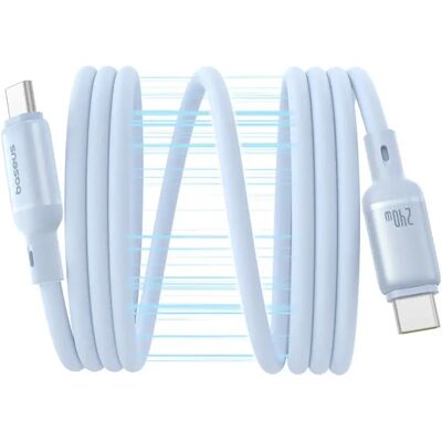Câble USB-C Magnétique Baseus Picogo - 240W - 1m - Bleu - Publicité Câble USB-C Magnétique Baseus Picogo - 240W - 1m - Bleu - Publicité