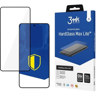 Protection d'écran 3MK HardGlass Max Lite pour Samsung Galaxy S25 Edge Noir - Publicité Protection d'écran 3MK HardGlass Max Lite pour Samsung Galaxy S25 Edge Noir - Publicité