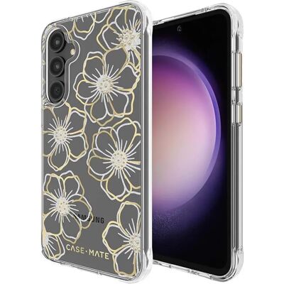 Case-Mate Floral Gems - Étui pour Samsung Galaxy S23 FE 5G (Or) - Publicité Case-Mate Floral Gems - Étui pour Samsung Galaxy S23 FE 5G (Or) - Publicité