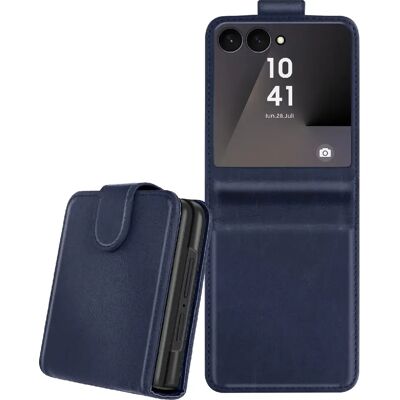 Avizar Étui Chesterfield Porte-Carte pour Z Flip 7 avec Rabat Magnétique Bleu - Publicité Avizar Étui Chesterfield Porte-Carte pour Z Flip 7 avec Rabat Magnétique Bleu - Publicité