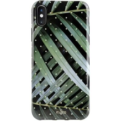 Coque PURO Tropical Leaves pour iPhone Xs Max - Publicité Coque PURO Tropical Leaves pour iPhone Xs Max - Publicité