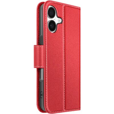 Avizar Étui Portefeuille pour iPhone 17 en Cuir Premium avec Fonction Stand Rouge - Publicité Avizar Étui Portefeuille pour iPhone 17 en Cuir Premium avec Fonction Stand Rouge - Publicité