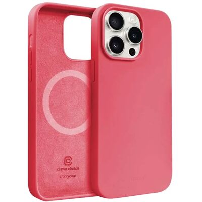 Crong Coque MagSafe iPhone 15 Pro Color Cover Magnétique Renforcé Élégant Rose - Publicité Crong Coque MagSafe iPhone 15 Pro Color Cover Magnétique Renforcé Élégant Rose - Publicité