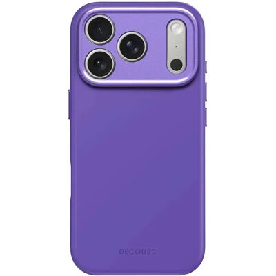 Decoded Coque MagSafe en Silicone Antimicrobienne Compatible pour iPhone 17 Pro Violet - Publicité Decoded Coque MagSafe en Silicone Antimicrobienne Compatible pour iPhone 17 Pro Violet - Publicité