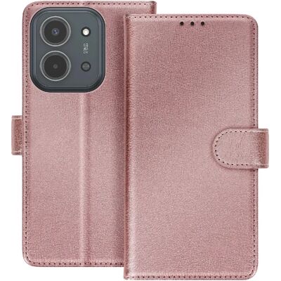 Avizar Étui Portefeuille pour Redmi 15C Série Chesterfield avec Fonction Support Rose champagne - Publicité Avizar Étui Portefeuille pour Redmi 15C Série Chesterfield avec Fonction Support Rose champagne - Publicité