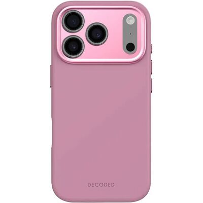 Decoded Coque MagSafe pour iPhone 17 Pro en Silicone Antimicrobienne Antichoc Rose - Publicité Decoded Coque MagSafe pour iPhone 17 Pro en Silicone Antimicrobienne Antichoc Rose - Publicité