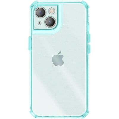 Avizar Coque pour iPhone 13 Renforcée Conception Bi-Matière Texturé Antidérapants Turquoise - Publicité Avizar Coque pour iPhone 13 Renforcée Conception Bi-Matière Texturé Antidérapants Turquoise - Publicité
