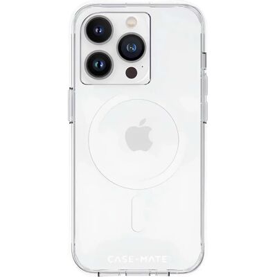 CASE MATE Coque pour iPhone 14 Pro Modèle Tough Clear MagSafe Ultra Résistant Transparent - Publicité CASE MATE Coque pour iPhone 14 Pro Modèle Tough Clear MagSafe Ultra Résistant Transparent - Publicité