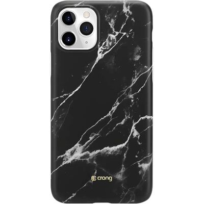 Crong Coque pour iPhone 11 Pro Design Marbre Souple Noir - Publicité Crong Coque pour iPhone 11 Pro Design Marbre Souple Noir - Publicité