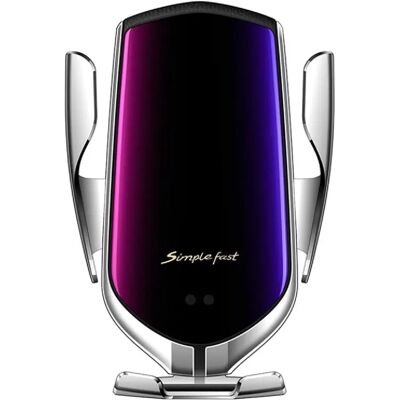 Chargeur Sans Fil Voiture Intelligent Capteur Infrarouge Or Pour Smartphones Argent YONIS - Publicité Chargeur Sans Fil Voiture Intelligent Capteur Infrarouge Or Pour Smartphones Argent YONIS - Publicité