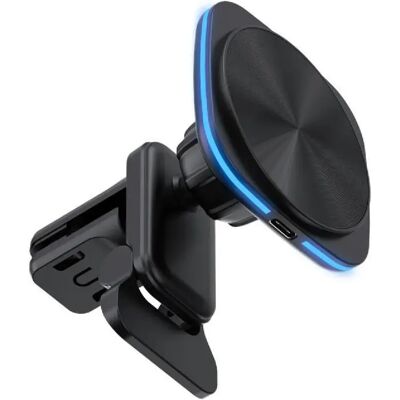 Yonis Chargeur sans fil voiture magnétique pour iPhone 12 - 15 W - Publicité Yonis Chargeur sans fil voiture magnétique pour iPhone 12 - 15 W - Publicité