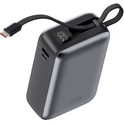 Ksix Batterie externe - 30000 mAh - Gris - Publicité Ksix Batterie externe - 30000 mAh - Gris - Publicité