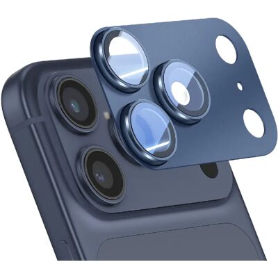Avizar Protection Objectif Caméra pour iPhone 17 Pro Max Cadre Monobloc en Aluminium Bleu - Publicité Avizar Protection Objectif Caméra pour iPhone 17 Pro Max Cadre Monobloc en Aluminium Bleu - Publicité