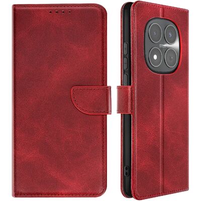 Avizar Étui pour Redmi Note 15 Pro 5G Effet Cuir avec Porte-cartes et Fonction Stand Rouge - Publicité Avizar Étui pour Redmi Note 15 Pro 5G Effet Cuir avec Porte-cartes et Fonction Stand Rouge - Publicité