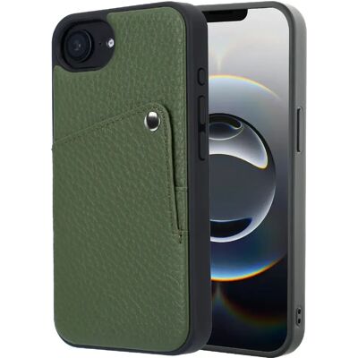 Selencia Coque Riva pour Apple iPhone 16e / iPhone 17e - Vert - Publicité Selencia Coque Riva pour Apple iPhone 16e / iPhone 17e - Vert - Publicité
