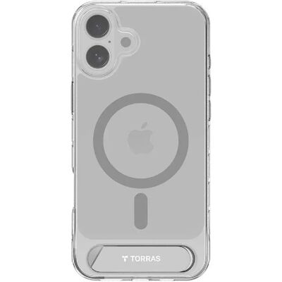 Torras Coque Pstand Series Apple iPhone 16 Plus - Transparent - Publicité Torras Coque Pstand Series Apple iPhone 16 Plus - Transparent - Publicité