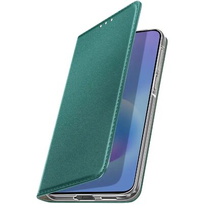 Avizar Étui Folio pour Galaxy A57 avec Porte-cartes et Fonction Support Vidéo Vert foncé - Publicité Avizar Étui Folio pour Galaxy A57 avec Porte-cartes et Fonction Support Vidéo Vert foncé - Publicité