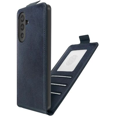 Avizar Étui pour Galaxy A17 Clapet Vertical avec Chaîne Bandoulière Métallique Bleu - Publicité Avizar Étui pour Galaxy A17 Clapet Vertical avec Chaîne Bandoulière Métallique Bleu - Publicité