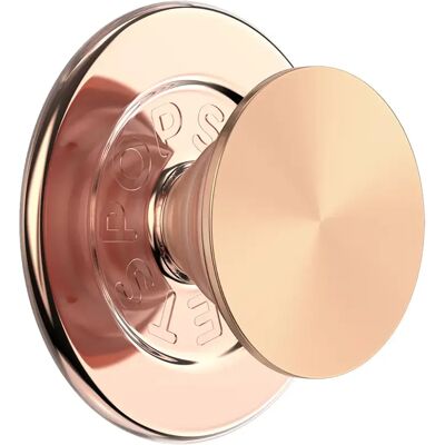 PopSockets Support Smartphone PopGrip Premium MagSafe Fonction Stand et Selfie Rose gold - Publicité PopSockets Support Smartphone PopGrip Premium MagSafe Fonction Stand et Selfie Rose gold - Publicité