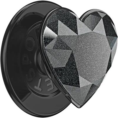 PopSockets Support Smartphone PopGrip Premium MagSafe Stand et Selfie Effet Cristal Noir - Publicité PopSockets Support Smartphone PopGrip Premium MagSafe Stand et Selfie Effet Cristal Noir - Publicité