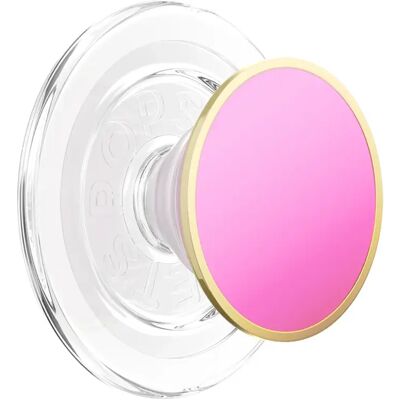 PopSockets Support Smartphone PopGrip Premium Motif Enamel Rond Fixation Solide Rose - Publicité PopSockets Support Smartphone PopGrip Premium Motif Enamel Rond Fixation Solide Rose - Publicité