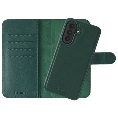 Selencia Étui portefeuille Olyn pour Samsung Galaxy A57 (5G) - Vert - Publicité Selencia Étui portefeuille Olyn pour Samsung Galaxy A57 (5G) - Vert - Publicité