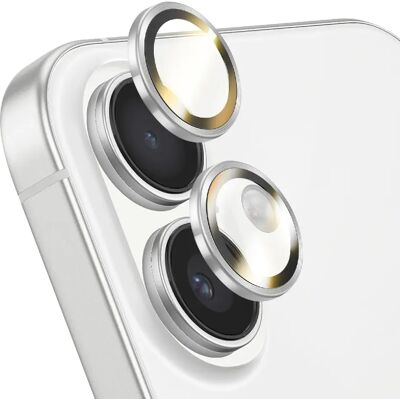 Rhinoshield Protection d'Objectif Caméra pour iPhone 16 / 16 Plus / 17 Anti-Rayures Argent - Publicité Rhinoshield Protection d'Objectif Caméra pour iPhone 16 / 16 Plus / 17 Anti-Rayures Argent - Publicité