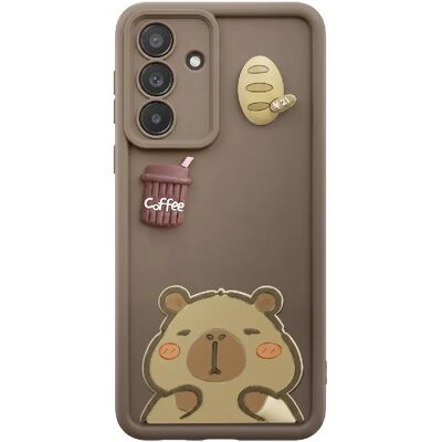 Avizar Coque pour Galaxy A36 avec Motifs Capybara Kawaii en 3D et Contour Surélevé Marron - Publicité Avizar Coque pour Galaxy A36 avec Motifs Capybara Kawaii en 3D et Contour Surélevé Marron - Publicité