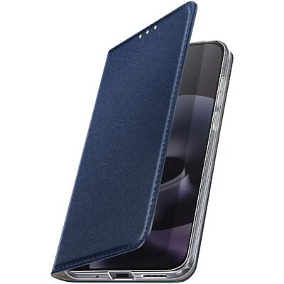 Avizar Étui pour Moto G87 avec Porte-carte Magnétique et Fonction Support Vidéo Bleu nuit - Publicité Avizar Étui pour Moto G87 avec Porte-carte Magnétique et Fonction Support Vidéo Bleu nuit - Publicité