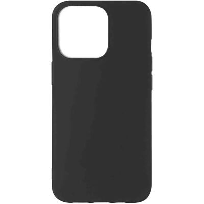 Coque flexible en silicone noir Avizar pour iPhone 13 Pro - Housse - Publicité Coque flexible en silicone noir Avizar pour iPhone 13 Pro - Housse - Publicité