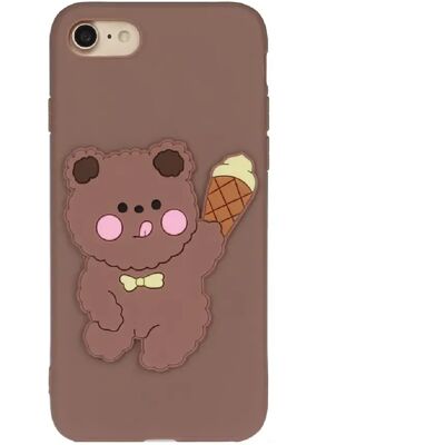 Generic - iPhone 7/8 4.7 - Design ours - TPU PU - Phone case - Publicité Generic - iPhone 7/8 4.7 - Design ours - TPU PU - Phone case - Publicité