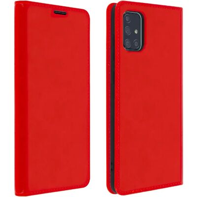 Coque en Cuir Galaxy A51 Avizar - Porte-cartes, Support vidéo - Publicité Coque en Cuir Galaxy A51 Avizar - Porte-cartes, Support vidéo - Publicité
