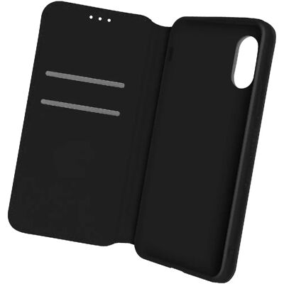 Coque en cuir écologique avec portefeuille et support - Galaxy Xcover 5 - Publicité Coque en cuir écologique avec portefeuille et support - Galaxy Xcover 5 - Publicité