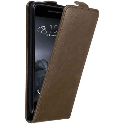 Étui de protection Cadorabo HTC ONE A9 - avec clip magnétique - Marron Café - Publicité Étui de protection Cadorabo HTC ONE A9 - avec clip magnétique - Marron Café - Publicité
