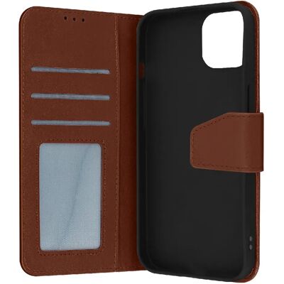 Coque en cuir Avizar pour iPhone 14 Pro - Porte-cartes et support vidéo - Publicité Coque en cuir Avizar pour iPhone 14 Pro - Porte-cartes et support vidéo - Publicité
