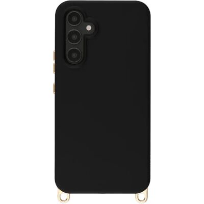 Selencia Coque silicone à crochets amovibles Rivièra Samsung Galaxy A54 (5G) - Noir - Publicité Selencia Coque silicone à crochets amovibles Rivièra Samsung Galaxy A54 (5G) - Noir - Publicité
