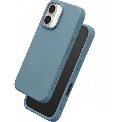 Rhinoshield Coque pour iPhone 16 Modèle SolidX Soft Touch Antichoc Bleu - Publicité Rhinoshield Coque pour iPhone 16 Modèle SolidX Soft Touch Antichoc Bleu - Publicité