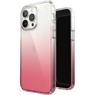 Speck Clear Presidio Perfect-Clear + Ombre - Ã?tui pour iPhone 14 Pro Max avec MICROBAN (Transparent / Dégradé de Rose Vintage) - Publicité Speck Clear Presidio Perfect-Clear + Ombre - Ã?tui pour iPhone 14 Pro Max avec MICROBAN (Transparent / Dégradé de Rose Vintage) - Publicité