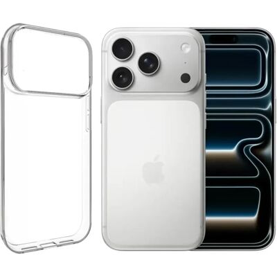 Coque de Protection transparente souple silicone pour iPhone 17 Pro 6.3" - Visiodirect - - Publicité Coque de Protection transparente souple silicone pour iPhone 17 Pro 6.3" - Visiodirect - - Publicité