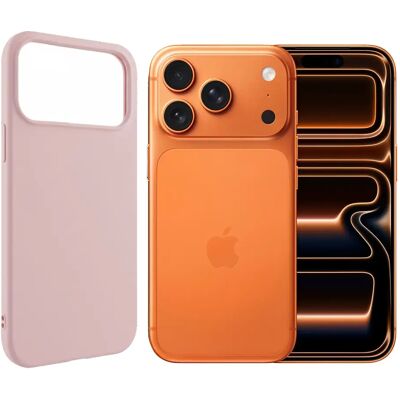 Coque de Protection rose souple silicone pour iPhone 17 Pro Max 6.9" - Visiodirect - - Publicité Coque de Protection rose souple silicone pour iPhone 17 Pro Max 6.9" - Visiodirect - - Publicité