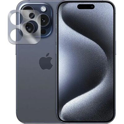 Visiodirect Protection caméra en verre trempé pour Apple iPhone 15 Pro - Transparent - Publicité Visiodirect Protection caméra en verre trempé pour Apple iPhone 15 Pro - Transparent - Publicité