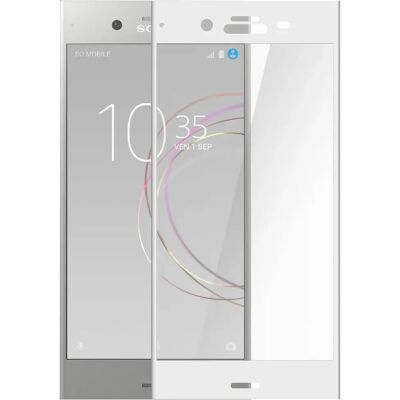 Avizar Xperia XZ1 Protecteur d'Écran Blanc - Film en Verre Incassable - Publicité Avizar Xperia XZ1 Protecteur d'Écran Blanc - Film en Verre Incassable - Publicité