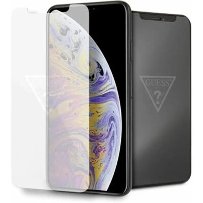 Verre trempé Guess - Protecteur d'écran résistant aux rayures pour iPhone Xs Max - Publicité Verre trempé Guess - Protecteur d'écran résistant aux rayures pour iPhone Xs Max - Publicité