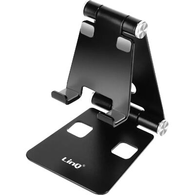 Support Téléphone Mini Pliant LinQ - Compact, Réglable, Stable - Publicité Support Téléphone Mini Pliant LinQ - Compact, Réglable, Stable - Publicité