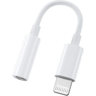 Ilike Adaptateur Lightning vers jack 3,5 mm AX5 pour iPhone - 0,2 m - Blanc - Publicité Ilike Adaptateur Lightning vers jack 3,5 mm AX5 pour iPhone - 0,2 m - Blanc - Publicité